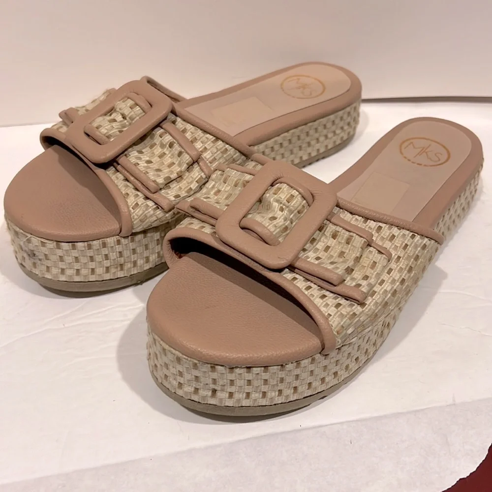 MKS Platform Sandals Sz 8